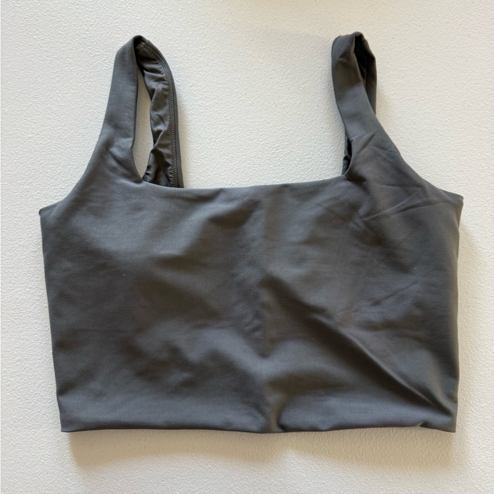Abercrombie & Fitch Gray Sports Bra